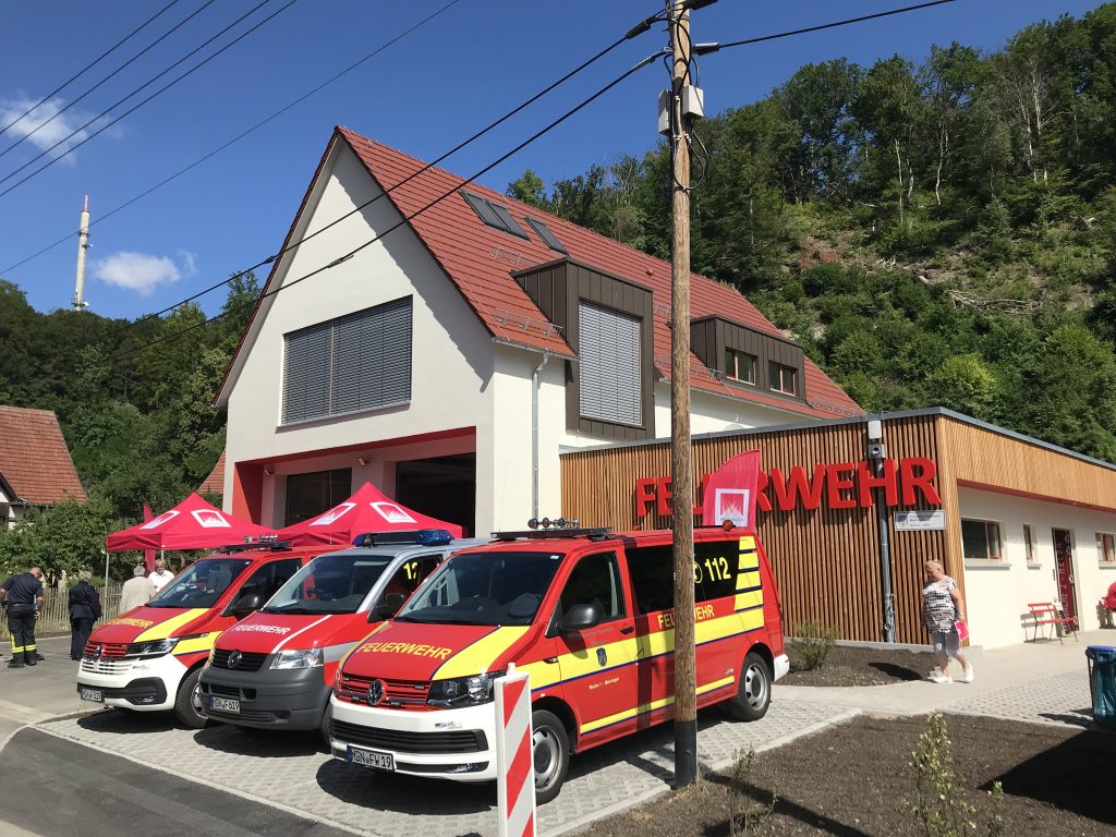 Neubau der Feuerwehr Meiningen-Helba (Bild: JGö)